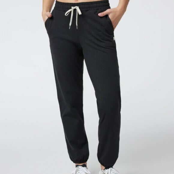 Vuori Pants - Vuori Granite Performance Jogger Pants Black Lounge Travel Comfy Women's Medium